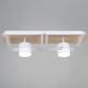 Накладной светильник De Markt Ракурс WH+WOOD 19560-0.3-2+2 WH+WOOD
