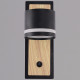 Бра De City 22540-0.2-01 BK+WOOD