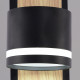 Бра De City 22540-0.2-01 BK+WOOD