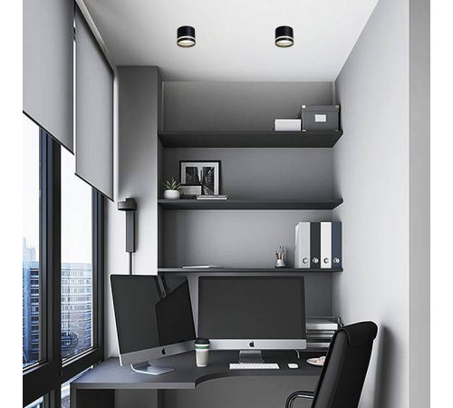 Накладной светильник Reluce 53002 53002-9.5-001LD GX53 BK