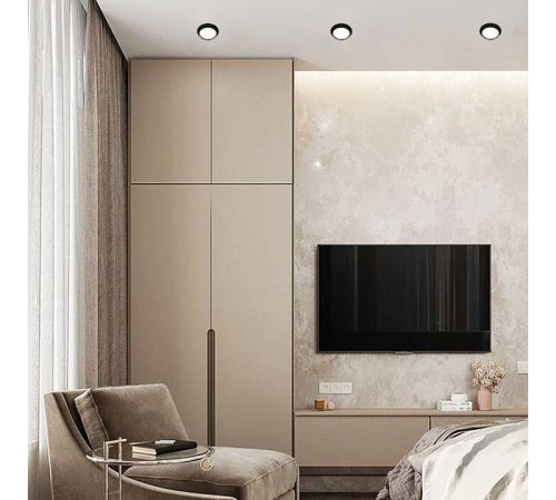 Встраиваемый светильник Reluce Technical 53005 53005-9.0-001RLD GX53 BK