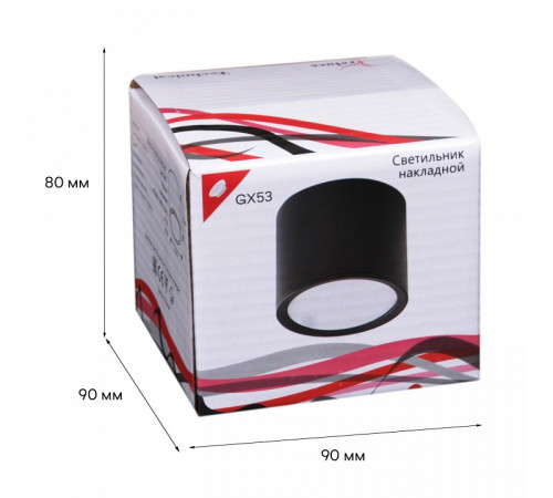 Накладной светильник 53005-9.5-001LD GX53 BK