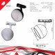 Светильник на штанге Reluce Technical 53008-9.3-001CT GX53 BK