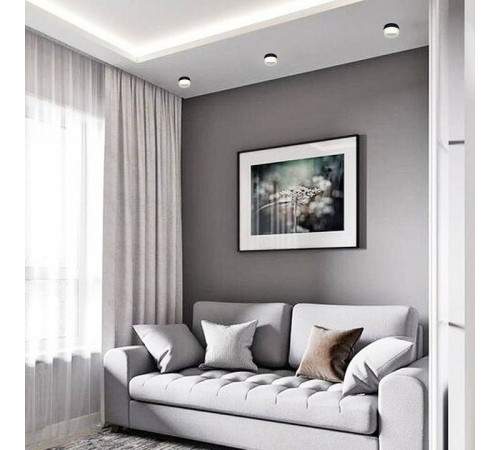 Накладной светильник Reluce 53008 53008-9.5-001CT GX53 BK