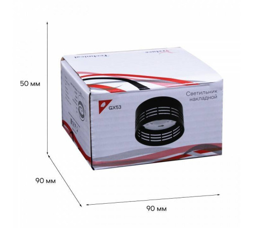 Накладной светильник Reluce 53014 53014-9.5-001CT GX53 BK