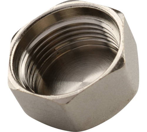 Заглушка TIEMME никелированная 1 ВР резьбовая 1500247