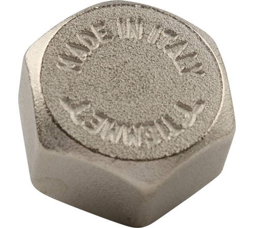 Заглушка TIEMME никелированная 1 ВР резьбовая 1500247