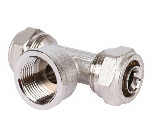 Тройник обжимной TIEMME 20x2.0-3/4 ВР 1600032