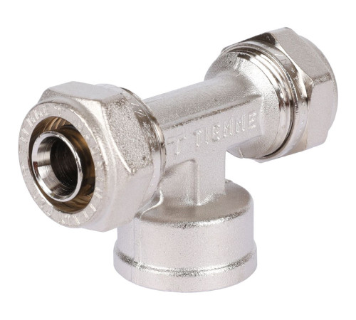 Тройник обжимной TIEMME 20x2.0-3/4 ВР 1600032