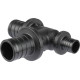 Тройник REHAU RAUTITAN PX с уменьшенным торцевым проходом 32-32-20 11600741001