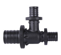Тройник REHAU RAUTITAN PX 25-16-16 с уменьшенным боковым и торцевым проходом 11600821001