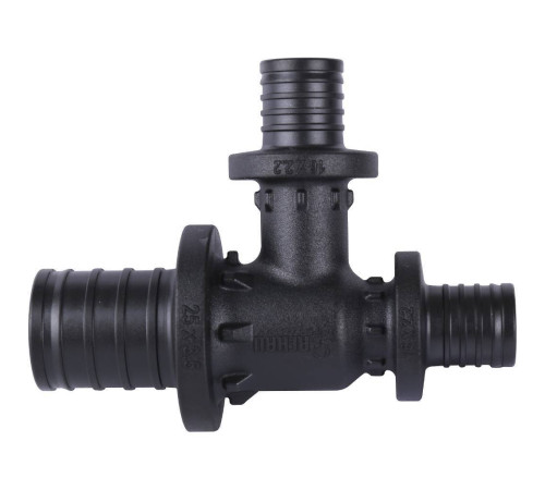 Тройник REHAU RAUTITAN PX 25-16-16 с уменьшенным боковым и торцевым проходом 11600821001