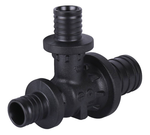 Тройник REHAU RAUTITAN PX 25-16-16 с уменьшенным боковым и торцевым проходом 11600821001