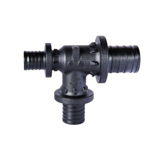 Тройник REHAU RAUTITAN PX 25-20-16 с уменьшенным боковым и торцевым проходом 11600841001