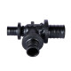 Тройник REHAU RAUTITAN PX 25-20-16 с уменьшенным боковым и торцевым проходом 11600841001