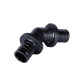 Угольник REHAU RAUTITAN PX 45° 25 мм 11600531001