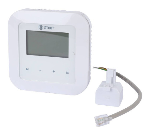 Проводной комнатный регулятор STOUT RI-1 с RS-связью STE-0101-001007