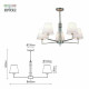 Люстра на штанге Rivoli Freda 10xE14 40 Вт Б0062789