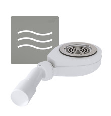 Сифон для душевого поддона RGW S-016-1 Волна бетон 90 мм 502411161-10