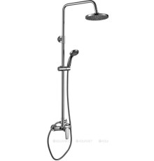 Душевая система Rossinka Silvermix S35-45 со смесителем и верхним душем хром S35-45
