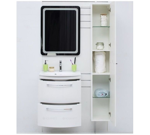 Пенал De Aqua Тока 1 R белый 1760х350 мм 00167248