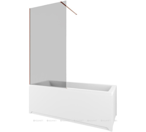 Шторка на борт ванны Allen Brau Infinity 3 800 мм тонированное стекло 3.21066.60.T