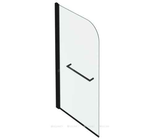 Шторка на борт ванны Jacob Delafon Odeon Up 80x145 см с полотенцедержателем черный E4932-BL