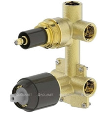 Корпус встраиваемого смесителя 3 функции Bravat черный матовый D969BW-B-ENG