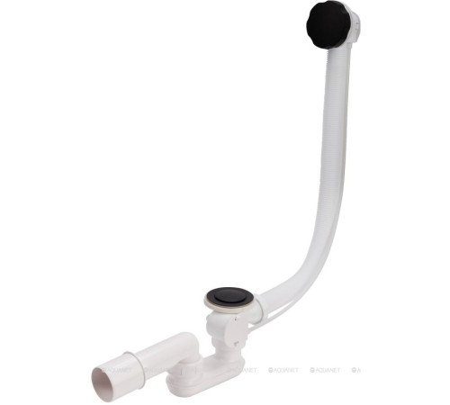 Слив-перелив полуавтоматический для ванны Aquanet V55R 70 см черный 00323243