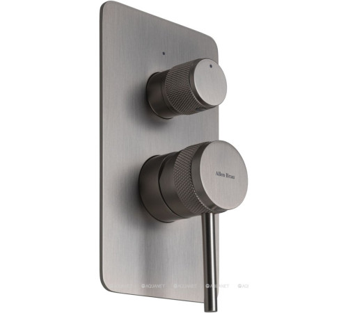 Смеситель встраиваемый для душа Allen Brau Priority 2 выхода Easy box никель 5.31011-BN