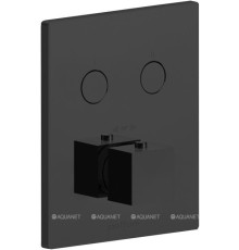 Термостат Paffoni Compact внешняя часть на 2 функции черный матовый CPT518NO