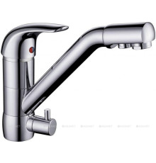 Смеситель для кухни Aquanet Kitchen с каналом для питьевой воды хром AF777-44C