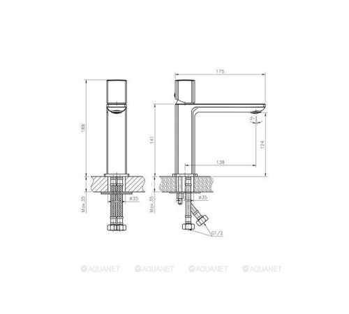 Смеситель для раковины Haiba HB10577 HB10577