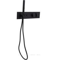 Смеситель встраиваемый Allen Brau Liberty термостат Push key черный матовый 5.33010-31