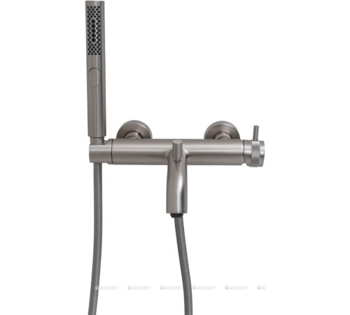 Смеситель для ванны Allen Brau Priority с изливом и душевым набором никель браш 5.31D10-BN