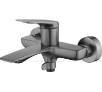 Смеситель для ванны Haiba с коротким изливом оружейная сталь HB60816-3