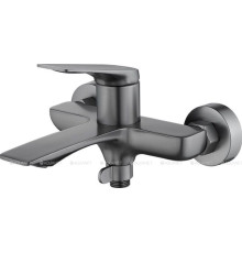 Смеситель для ванны Haiba с коротким изливом оружейная сталь HB60816-3