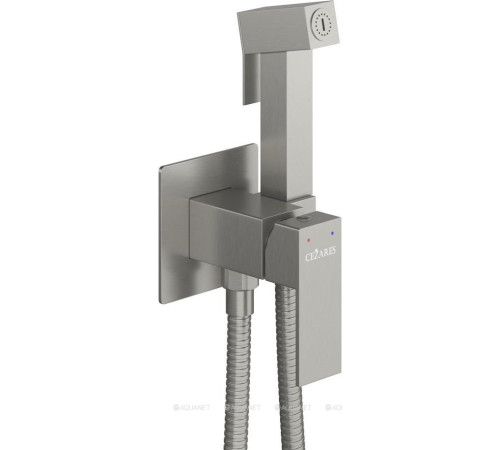 Гигиенический душ со смесителем Cezares SLIDER сатин матовый SLIDER-DIF-IN