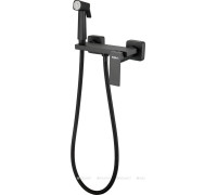Смеситель с гигиеническим душем встраиваемый Haiba HB5517-7 черный HB5517-7