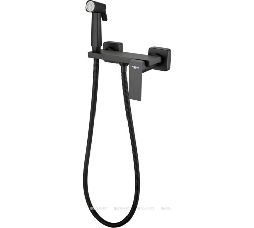 Смеситель с гигиеническим душем встраиваемый Haiba HB5517-7 черный HB5517-7