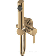 Смеситель с гигиеническим душем Haiba HB5518-5 золото HB5518-5