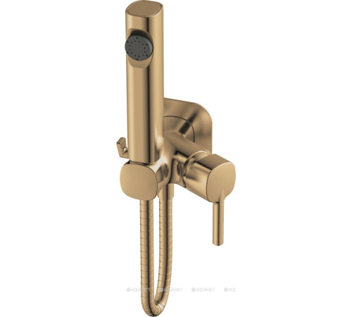 Смеситель с гигиеническим душем Haiba HB5518-5 золото HB5518-5