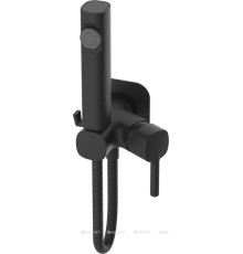 Смеситель с гигиеническим душем Haiba HB5518-7 черный HB5518-7