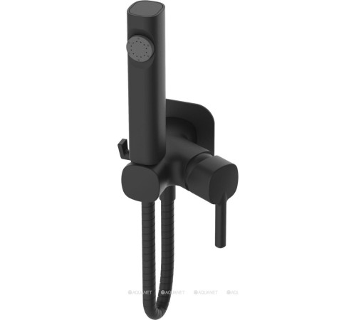 Смеситель с гигиеническим душем Haiba HB5518-7 черный HB5518-7