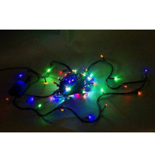 Гирлянда нить Sneha A-001A 100 LED 10 м мультиколор A-001A LED MIX