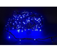 Гирлянда нить Sneha A-047R 300 LED 30 м IP44 синий свет с мерцанием A-047R BL/WT FLASH
