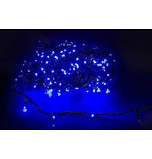 Гирлянда нить Sneha A-047R 300 LED 30 м IP44 синий свет с мерцанием A-047R BL/WT FLASH