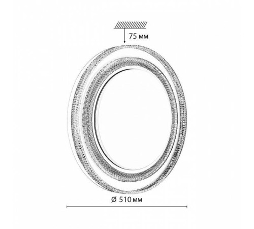 Накладной светильник Sonex Suzy Gold 7641/EL