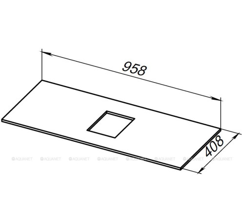 Столешница Allen Brau Priority 100 grey structure 1.31011.G-S