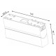 Накладной светильник SWG SLIM DL-SLIM-FLWH-10-CCT